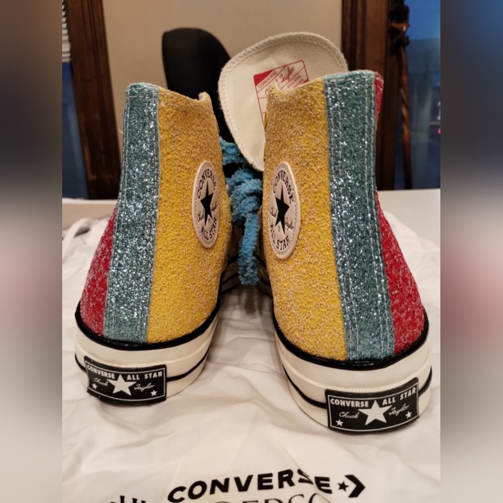 CONVERSE "ALL STAR 70 HI / JW ANDERSON GLITTER" - Picture 2 of 7